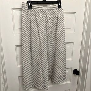 Banana Republic Linen Striped Skirt